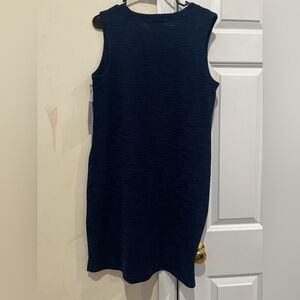 Liz Claiborne Dark Blue Textured Garment